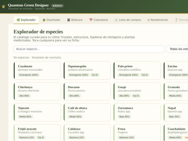 Explorador de biomas — vista por ecosistema
